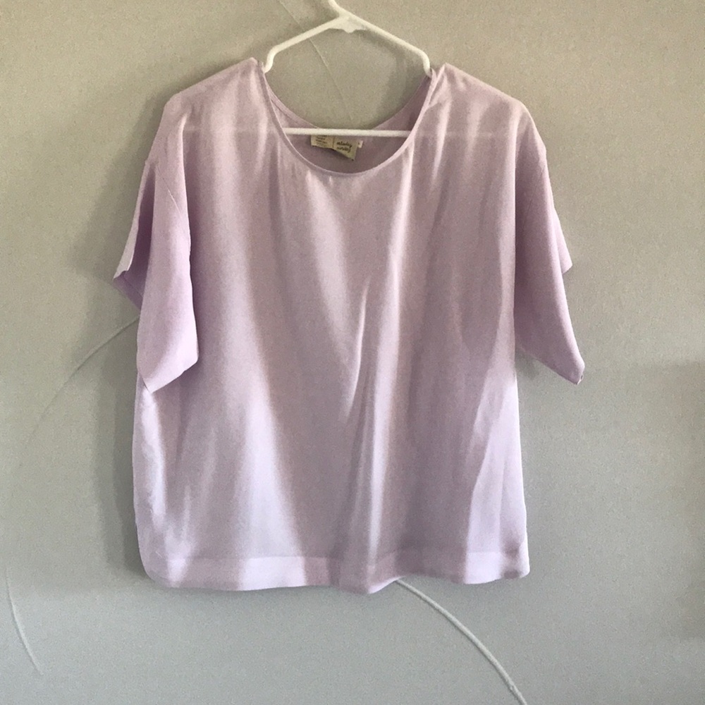 Flowy Anthro Lilac Top